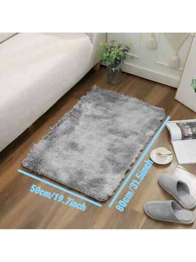 1pc Deluxe Zachte Plush Tapijt 1cm Sponge Lining, Fluffy Vloer Mat Bedroom, Living Room, Cushioned Non Slip Vloerkleed Home Outdoor Picnic, Balcony, Study view 7