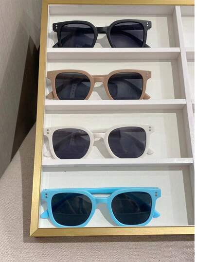 4 件装可爱儿童时尚眼镜，男孩和女孩，适合海滩派对、户外、街头穿着