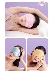 Sanrio Purple Kuromi Silk Breathable Cool And Skin-Friendly Improve Sleeping Mask For Women, Cute Pink My Melody Home Bedroom And Office Rest Lightproof Eye Masks, Cinnamoroll Summer Vacation Cruise And Car Travel Essentials Eye Cover Accessories, Airport Airplane Must Haves Eye Patches, Pompompurin Stuff, Bachelorette Party And Bridesmaid Proposal Gifts, Sanrio Authorized Items.