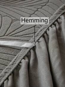 1pc Leaf Texture Jacquard Stretch Sofa Cover, Non-Slip, All Season Use, Pet Scratch Resistant, Suitable For Bedroom, Office, Living Room Home Decor, Fits 1/2/3/4 Seat Sofa Gifts Birthday Graduation Couch Cover Sofa Covers Room Decor Living Room Decor - Multicolor - View 7