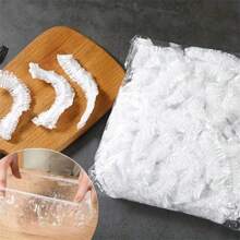 300 pièces Couvre-aliments extensibles - Extensibles, jetables, film plastique alimentaire à usage multiple | Film alimentaire inodore de cuisine, anti-poussière, hermétique | Convient à tous les formats de plateaux | Idéal pour la maison, le restaurant, le pique-nique, les accessoires de cuisine | Couvercle transparent | Plastique extensible