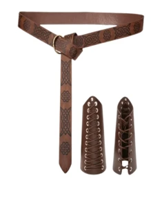 1pc Medieval Knight Belt Accessory Set, Viking Vintage Costume For Carnival, Halloween Party Decoration Casual, Business, Boyfriend Husband Father Dad Men Gift, Daily Wear, Fashion, Teen, Outdoor, Vacation, Athletic, Travel, Street, Boho, Vintage Fall, Autumn, Halloween Autumn-Winter Accessories,Suitable For Teens, Youth,Men,Casual, Outdoor, Athletic, Vacation, Graduation Gifts, Birthday, Daily Wear Halloween, Casual, Business, Street, Boho, Western, Outdoor, Gift For Men, Husband, Boyfriend, Father, Dad, Christmas