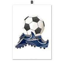 1pc Wall Arts Posters Optional Frame Modern Frameless Football Basketball Baseball Golf Sport Wall Art Canvas Painting Poster Pictures Room Decor Teen Room Decoration - Multicolor - View 22