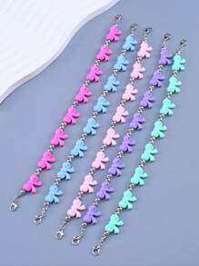 1st Multicolor Cute Bow Charm Bag kedja, telefonlinja, hatttillbehörskedja (hatt ingår ej) - Multifärgad - Visa 1