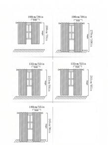 1 pièce Rideau en voile brodé européen de haute qualité perforé, cloison décorative pour balcon, salon, chambre à coucher - Multicolore - Voir 2