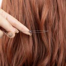 Hair Extensions Kit 500 Pcs Black Micro Ring Beads 1 Hair Extension Plier 2 Hook Needle Pulling Loop 4 Plastic Alligator Hair Clips 1 Comb And 1 Bags Mini Rubber Hair Elastic