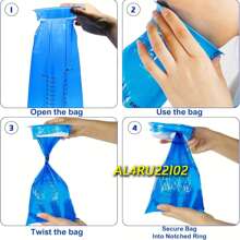 10 piezas de bolsas para vómitos, bolsas portátiles para automóvil para mareos, adecuado para náuseas, vómitos, eliminación de olores, apto para adultos y mujeres embarazadas