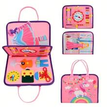 Busy Board Montessori Toys For Girls & Boys Gifts, Sensory Toys,Educational Travel Toys, Preschool Activities For Learning Fine Motor Skills, Toddler Board Ages Educational Toys,Busy Board Montessori,Fine Motor,Fine Motor Skills