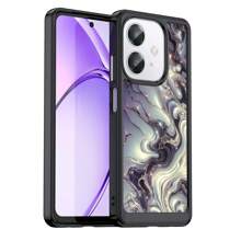 3 นำเทรนด์ เคสโทรศัพท์แฟชั่นสำหรับ OPPO Reno และ Realme 14 GT7 C75 P3 Narzo 70X/N65 C65 12X 12 13 13 Pro+ Note 50 X7 V23 V20 V13 Narzo N53/60 Pro/50/30 GT5 GT2 GT Neo Flash Neo 3 Neo 2T C53 C51 11 Pro+ 10T 10S 10 9i 9 5G Speed 8S 8 Pro และ OneP กันน้ำ กันกระแทก ป้องกันการตก ป้องกันรอยขีดข่วน - สีดำ - ดู 3