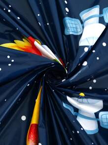 1 件宇航员印花派对桌布，220*130 厘米太空星球主题桌布，生日派对装饰，家居装饰，性别揭示婴儿派对装饰，宇航员主题生日派对用品，桌面装饰，桌布