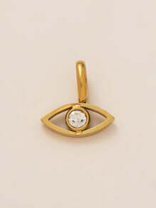 1Pc Personalized Stainless Steel Pendant, DIY Jewelry Accessories, Drip Oil Coating Pattern, Suitable For Bracelets, Necklaces, Earrings