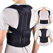 1pc Posture Corrector For Men - Adjustable, Breathable Orthopedic Brace - Seamless Upper Back, Spine, Neck & Shoulder Support - Ideal For Daily Wear, Clavicle Stabilization - Promotes Healthy Posture, Prevents Slouching Exercise Waist Belt Suitable For Workout Home Sports And Walk