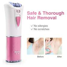 Glabrous Skin Epilator - Wireless Hair Remover For Face And Body, Painless Epilation Device With Gentle Exfoliation, Suitable For All Skin Types, Long-Lasting Smoothness - Nhiều màu - Xem 8