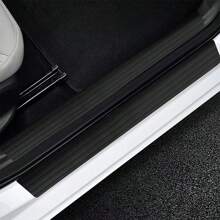 NetHong 104cm Car Rear Sill Body Bumper Guard Protector Rubber Plate Trim Strip Cover - Black - View 5