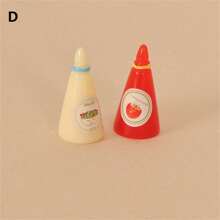 1 set de mini plateaux réalistes de frites et de hamburgers, jouet alimentaire créatif, accessoire de photographie pour la maison