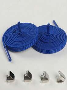 男女款弹性宽松鞋带，无需系带金属夹鞋带，百搭一脚蹬鞋，黑色、白色、彩色 - 彩色 - 查看 21