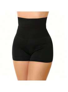 Bermuda Shorts Second Skin Shaping Belt Non-Marking High Compression Bruna Anti-Chafing Comfort Thighs - Black - View 4