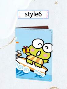 Sanrio Cartoon Sanrio Passport Holder Kitty Cat  Dog PU Passport Case Passport Holder ID To Print Travel Accessories Supplies Travel Essentials Travel Must Haves Holiday Essentials Holiday Travel Bag