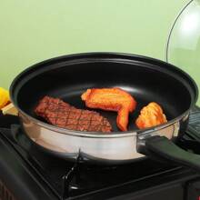 12pcs Non Stick Stainless Steel Cookware Saucepans Cooking Pots Pan (6 Pot + 6 Lid)With Lids Set - Silver - View 8