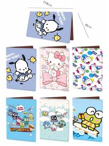 Sanrio Cartoon Sanrio Passport Holder Kitty Cat  Dog PU Passport Case Passport Holder ID To Print Travel Accessories Supplies Travel Essentials Travel Must Haves Holiday Essentials Holiday Travel Bag