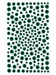 1pc Multi-Size Green 3D Faux Gem Face Jewels Stickers, DIY Music Festival Y2K Makeup Costume Party Facial Gems Decor
