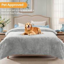 Couverture douillette, couverture en peluche moelleuse, couverture de canapé, couverture polaire, couverture de canapé en flanelle pour lit, canapé, chambre à coucher, bureau, couverture épaisse et chaude, super douce pour jeté de canapé. - Gris pâle - Voir 7