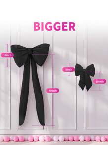 大号蝴蝶结装饰适用于婚礼、派对、生日、背景墙装饰夏季礼物海滩返校学校用品房间装饰 - 彩色 - 查看 7