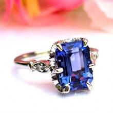 Luxury Elegant Engagement Ring,Unique Rings Jewelry For Women Bridal Ring Anniversary Gift For Her(Without Box)