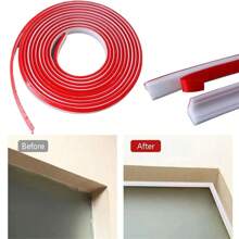 1pc 2m/3m/5m Self-Adhesive TPE Corner Line - Embedded Triangle Wall Edge Trim, Decorative Seam Strip For Home Improvement - Multicolor - View 8