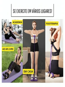 Elastic Exercise Stretcher Pull Reducer Multi Function Home Gym Professional Use ... - Hỗn hợp - Xem 8