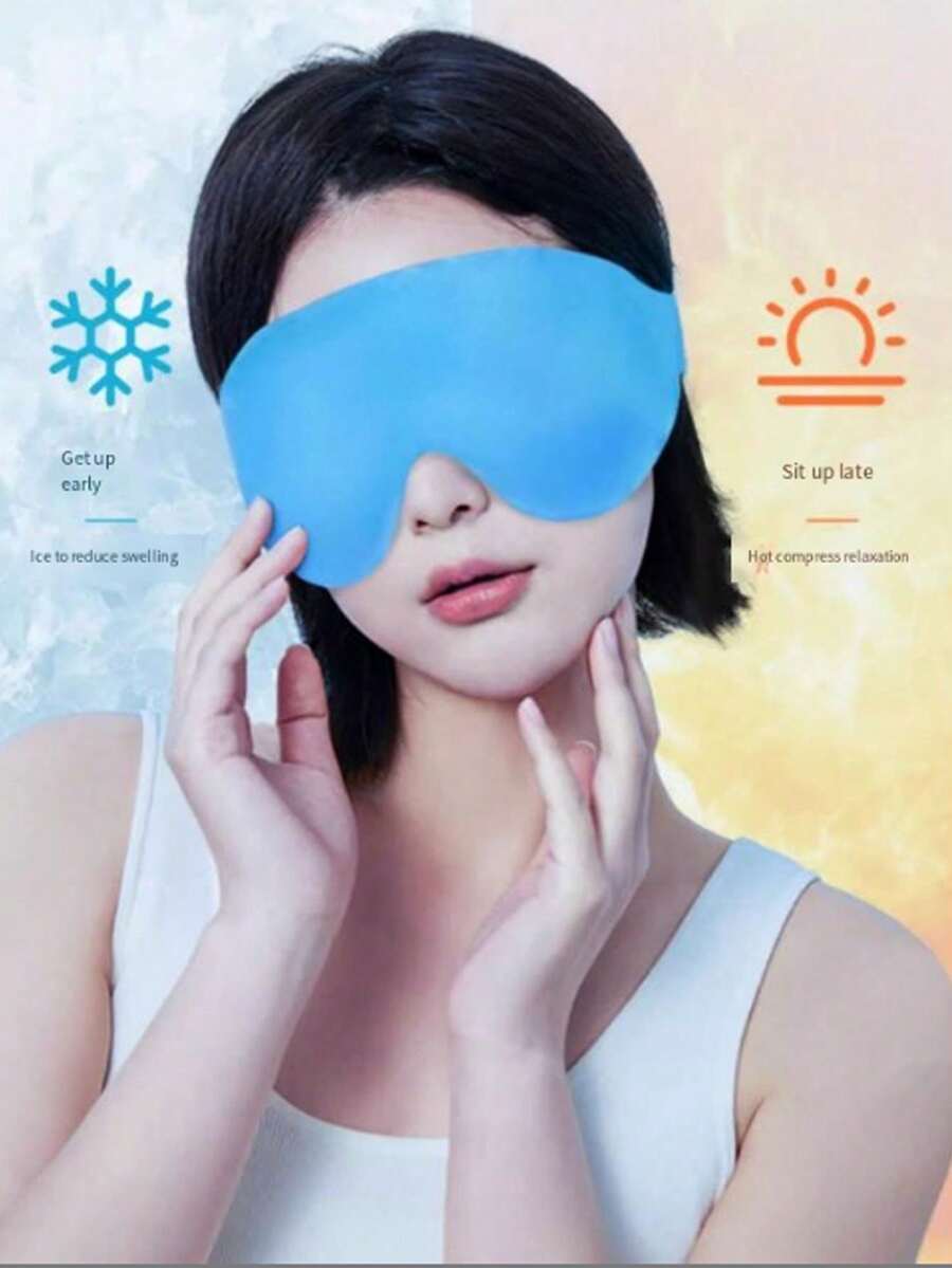 [Reusable] Ice Bag Eye Patch, Eye Cooling Ice Pack, Eye Massage Tool, Hot & Cold Therapy Eye Mask - Multicolor - View 1