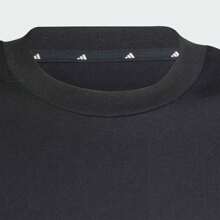 Adidas Camiseta de cuello redondo de manga corta de algodón puro casual ESSENTIALS BIG LOGO camiseta para hombre JE8943 - Negro - Ver 2