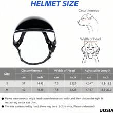 宠物头盔和防紫外线护目镜套装 - 防风宠物帽和宠物太阳镜组合，户外摩托车头盔帽和眼镜配件，适用于狗和猫