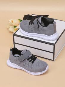 Boys' Fashionable New Student Sports Anti-Slip Breathable Casual Shoes, Summer - Grey - View 2