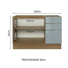 MADESA Baker's Racks - Brown and Grey - View 3