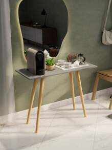 Inaugurates Furniture Sideboard Table Simple Buffet Coffee Corner Living Room Kitchen Retro Tripod Wooden Feet - Grey - View 2