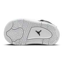 Toddler's Jordan 4 Retro Pure Platinum/Metallic Gold (FZ8584 070) - Grey - View 6