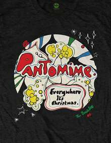 The Beatles Christmas Pantomine Tee - Black - View 4