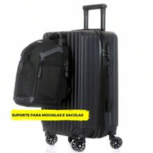 Anac 10kg Carry-On Suitcase Airplane Travel Hand Bag - 黑色 - 查看 3