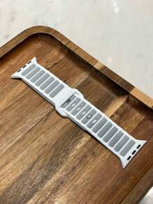 1 件表带男士 Apple Watch 表带运动硅胶表带兼容 Apple Watch 表带 44mm 42mm 40mm 38mm 41mm 45mm 46mm 49mm 时尚智能手表表带腕带适用于 Series 9 Series 10 Ultra Se 8 7 6 5 4 3 2 1，时尚 Apple Watch 表带，智能手表表带兼容 Apple Watch 表带，手链 Apple Watch 表带，Apple Watch 表带配件 - 三株矽膠 - 查看 13