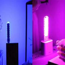 1pc USB 8 LED Atmosphere Lamp, High Brightness Multi-Colored Mini Table Lamp, Eye-Caring USB Night Light, Lamp, USB Romantic/Couple Night Light - USB Multi-color Atmosphere Light - View 19