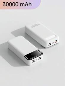 1 10000/20000/30000mAh Large Capacity Portable Power Bank, 22.5W Fast Charging, LED Power Display, Built-In Emergency Light, Type-C/Micro/USB Interface, Suitable For Charging Mobile Phones And Other Electronic Products, Portable Emergency Power Bank - Multicolor - View 12