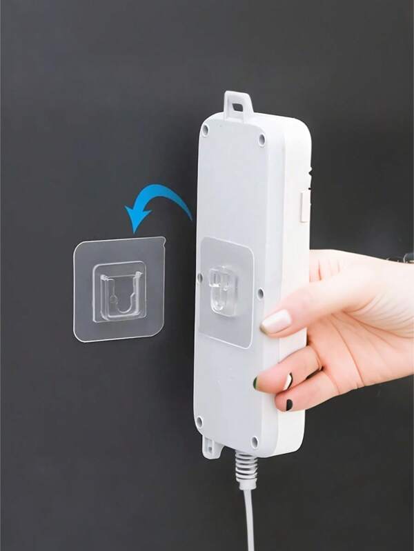 2/6/14/20pcs Strong Adhesive Hook, Easy To Install Adhesive Practical Hook - Waterproof Plastic Wall Mount, Traceless Buckle, No Need To Punch Holes, Multi-Function, Suitable For Bathroom, Kitchen, Home, Wall Hangings, Mobile Adhesive Hooks, Routers, Sockets, Photo Frames, Remote Controls - Multi-Purpose Hooks, Suitable For Bedroom, Office, Fashion Style, Practical Hooks Home Bathroom Decor Bathroom Organizer Summer Back To School