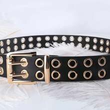 Fahion 女士腰帶 Street 女士夏季禮物 - 黑色 - 查看 3