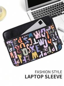 Slim Shockproof Laptop Sleeve Computer Bag Compatible With MacBook Matebook - Black - View 4