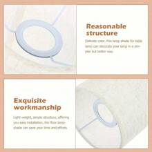 1pc Natural Linen Lamp Shade, Cylindrical Table Lamp Shade, Classic Modern Large Cylindrical Lamp Shade, Beige Floor Lamp Shade, Handmade Natural Linen, Best Birthday Gift