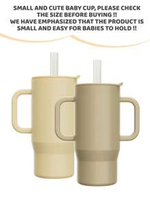 210ml High Quality Silicone Baby Training Cup, Odorless Material, With Comfortable Handle, Easy Open/Close Lid And Bite-Proof Straw, Multi-Color Design To Brighten Daily Life, Caring For Every Sip