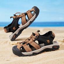CAMEL CROWN Men's Sandals, New Breathable Shock-Absorbing Water-Repellent Brake Anti-Collision Free Outdoor Beach Creek Casual Sandals - Earthy Yellow - View 2