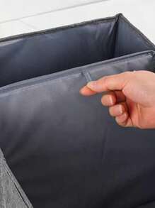 Kit 5 Sturdy Folding Organizer Boxes For Organized Clothes And Drawers - 灰色 - 查看 7