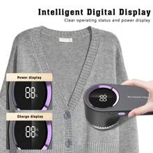 Fabric Shaver, Electric Rechargeable Depiller, Sweater Fuzz Shaver, Sweater Pill Remover, Clothes Lint Remover, Furniture Defuzzer - Multicolor - View 6